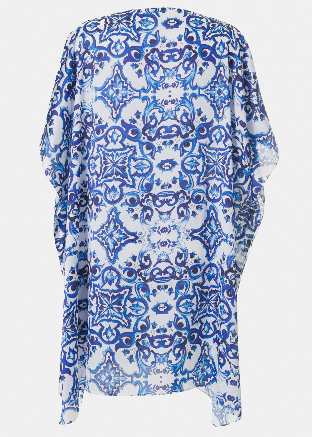 Butterfly Satin Dress w/ Porto Pattern